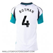 Maillot de football Réplique Newcastle United Sven Botman #4 Extérieur Femme 2024-25 Manche Courte