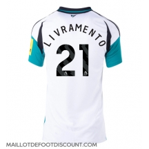 Maillot de football Réplique Newcastle United Tino Livramento #21 Extérieur Femme 2024-25 Manche Courte