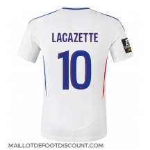 Maillot de football Réplique Olympique Lyonnais Alexandre Lacazette #10 Domicile 2024-25 Manche Courte