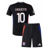 Maillot de football Réplique Olympique Lyonnais Alexandre Lacazette #10 Extérieur Enfant 2024-25 Manche Courte (+ Pantalon court)