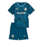 Maillot de football Réplique Olympique de Marseille Extérieur Enfant 2024-25 Manche Courte (+ Pantalon court)