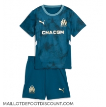 Maillot de football Réplique Olympique de Marseille Extérieur Enfant 2024-25 Manche Courte (+ Pantalon court)