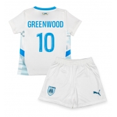 Maillot de football Réplique Olympique de Marseille Mason Greenwood #10 Domicile Enfant 2024-25 Manche Courte (+ Pantalon court)