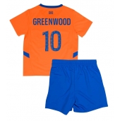 Maillot de football Réplique Olympique de Marseille Mason Greenwood #10 Troisième Enfant 2024-25 Manche Courte (+ Pantalon court)