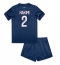 Maillot de football Réplique Paris Saint-Germain Achraf Hakimi #2 Domicile Enfant 2024-25 Manche Courte (+ Pantalon court)