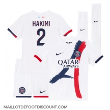 Maillot de football Réplique Paris Saint-Germain Achraf Hakimi #2 Extérieur Enfant 2024-25 Manche Courte (+ Pantalon court)