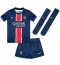 Maillot de football Réplique Paris Saint-Germain Bradley Barcola #29 Domicile Enfant 2024-25 Manche Courte (+ Pantalon court)