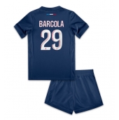 Maillot de football Réplique Paris Saint-Germain Bradley Barcola #29 Domicile Enfant 2024-25 Manche Courte (+ Pantalon court)