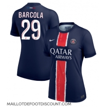 Maillot de football Réplique Paris Saint-Germain Bradley Barcola #29 Domicile Femme 2024-25 Manche Courte