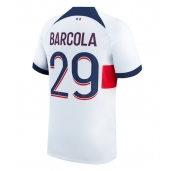 Maillot de football Réplique Paris Saint-Germain Bradley Barcola #29 Extérieur 2023-24 Manche Courte