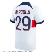 Maillot de football Réplique Paris Saint-Germain Bradley Barcola #29 Extérieur 2023-24 Manche Courte