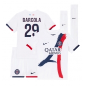 Maillot de football Réplique Paris Saint-Germain Bradley Barcola #29 Extérieur Enfant 2024-25 Manche Courte (+ Pantalon court)