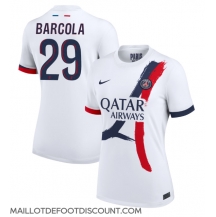 Maillot de football Réplique Paris Saint-Germain Bradley Barcola #29 Extérieur Femme 2024-25 Manche Courte