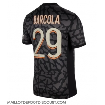 Maillot de football Réplique Paris Saint-Germain Bradley Barcola #29 Troisième 2023-24 Manche Courte