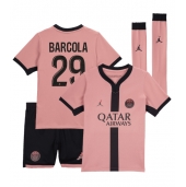 Maillot de football Réplique Paris Saint-Germain Bradley Barcola #29 Troisième Enfant 2024-25 Manche Courte (+ Pantalon court)