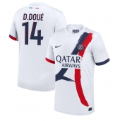 Maillot de football Réplique Paris Saint-Germain Desire Doue #14 Extérieur 2024-25 Manche Courte