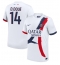 Maillot de football Réplique Paris Saint-Germain Desire Doue #14 Extérieur 2024-25 Manche Courte