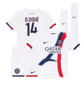 Maillot de football Réplique Paris Saint-Germain Desire Doue #14 Extérieur Enfant 2024-25 Manche Courte (+ Pantalon court)