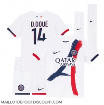 Maillot de football Réplique Paris Saint-Germain Desire Doue #14 Extérieur Enfant 2024-25 Manche Courte (+ Pantalon court)