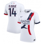 Maillot de football Réplique Paris Saint-Germain Desire Doue #14 Extérieur Femme 2024-25 Manche Courte