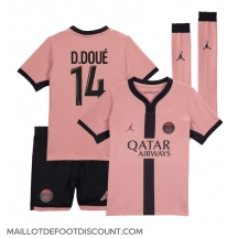 Maillot de football Réplique Paris Saint-Germain Desire Doue #14 Troisième Enfant 2024-25 Manche Courte (+ Pantalon court)