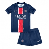 Maillot de football Réplique Paris Saint-Germain Domicile Enfant 2024-25 Manche Courte (+ Pantalon court)