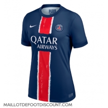 Maillot de football Réplique Paris Saint-Germain Domicile Femme 2024-25 Manche Courte