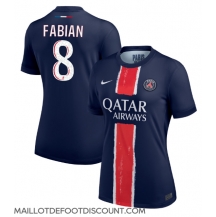 Maillot de football Réplique Paris Saint-Germain Fabian Ruiz #8 Domicile Femme 2024-25 Manche Courte