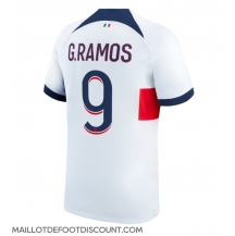 Maillot de football Réplique Paris Saint-Germain Goncalo Ramos #9 Extérieur 2023-24 Manche Courte