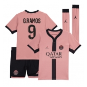 Maillot de football Réplique Paris Saint-Germain Goncalo Ramos #9 Troisième Enfant 2024-25 Manche Courte (+ Pantalon court)