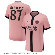 Maillot de football Réplique Paris Saint-Germain Joao Neves #87 Troisième 2024-25 Manche Courte