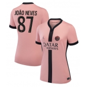 Maillot de football Réplique Paris Saint-Germain Joao Neves #87 Troisième Femme 2024-25 Manche Courte