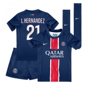 Maillot de football Réplique Paris Saint-Germain Lucas Hernandez #21 Domicile Enfant 2024-25 Manche Courte (+ Pantalon court)