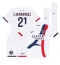 Maillot de football Réplique Paris Saint-Germain Lucas Hernandez #21 Extérieur Enfant 2024-25 Manche Courte (+ Pantalon court)