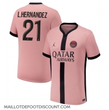 Maillot de football Réplique Paris Saint-Germain Lucas Hernandez #21 Troisième 2024-25 Manche Courte