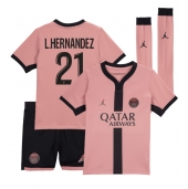 Maillot de football Réplique Paris Saint-Germain Lucas Hernandez #21 Troisième Enfant 2024-25 Manche Courte (+ Pantalon court)