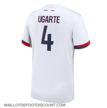 Maillot de football Réplique Paris Saint-Germain Manuel Ugarte #4 Extérieur 2024-25 Manche Courte