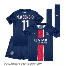 Maillot de football Réplique Paris Saint-Germain Marco Asensio #11 Domicile Enfant 2024-25 Manche Courte (+ Pantalon court)