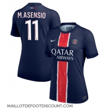 Maillot de football Réplique Paris Saint-Germain Marco Asensio #11 Domicile Femme 2024-25 Manche Courte