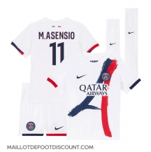 Maillot de football Réplique Paris Saint-Germain Marco Asensio #11 Extérieur Enfant 2024-25 Manche Courte (+ Pantalon court)