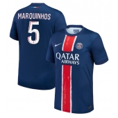 Maillot de football Réplique Paris Saint-Germain Marquinhos #5 Domicile 2024-25 Manche Courte