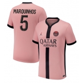 Maillot de football Réplique Paris Saint-Germain Marquinhos #5 Troisième 2024-25 Manche Courte