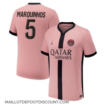 Maillot de football Réplique Paris Saint-Germain Marquinhos #5 Troisième 2024-25 Manche Courte