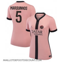 Maillot de football Réplique Paris Saint-Germain Marquinhos #5 Troisième Femme 2024-25 Manche Courte