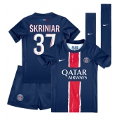 Maillot de football Réplique Paris Saint-Germain Milan Skriniar #37 Domicile Enfant 2024-25 Manche Courte (+ Pantalon court)