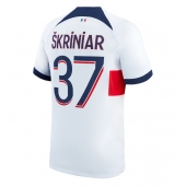 Maillot de football Réplique Paris Saint-Germain Milan Skriniar #37 Extérieur 2023-24 Manche Courte