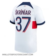 Maillot de football Réplique Paris Saint-Germain Milan Skriniar #37 Extérieur 2023-24 Manche Courte