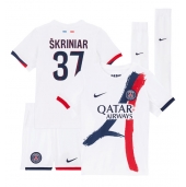 Maillot de football Réplique Paris Saint-Germain Milan Skriniar #37 Extérieur Enfant 2024-25 Manche Courte (+ Pantalon court)