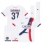 Maillot de football Réplique Paris Saint-Germain Milan Skriniar #37 Extérieur Enfant 2024-25 Manche Courte (+ Pantalon court)