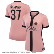 Maillot de football Réplique Paris Saint-Germain Milan Skriniar #37 Troisième Femme 2024-25 Manche Courte